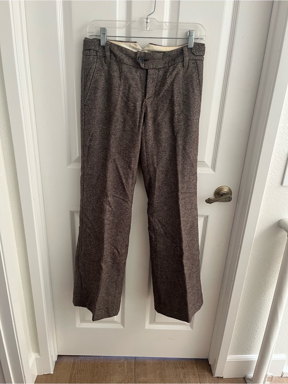 Banana Republic Men's Brown Tweed Dress Pants